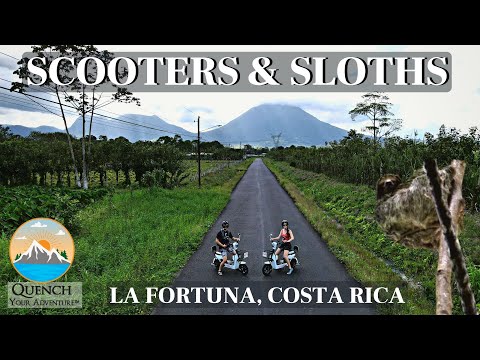 How To Experience La Fortuna, Costa Rica! Scooters, Sloths On The Bogarin Trail, &amp; Grocery Shopping