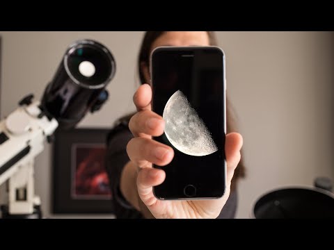 How to photograph the Moon with a Smartphone and a Telescope