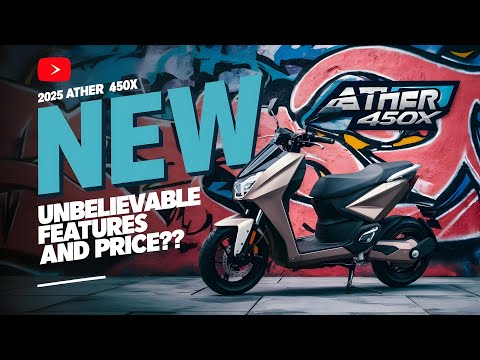 NEW 2025 Ather 450X: The Scooter Revolution We’ve Been Waiting For!