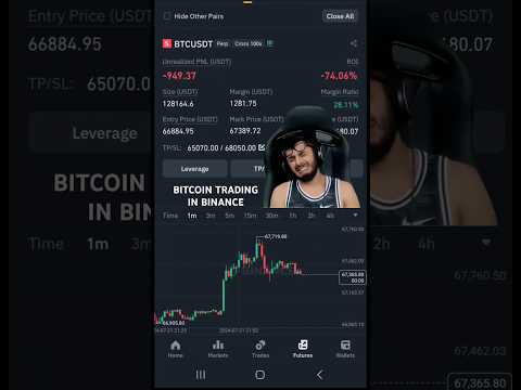 Bitcoin Trading in Binance | Loss turn into profit | Futures Trading