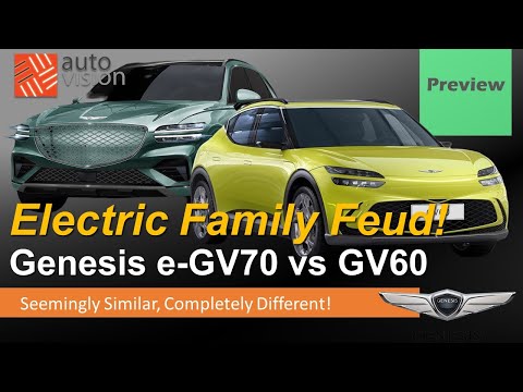 Genesis GV60 vs e-GV70 (GV70e)! The Ultimate Comparison! Better than Kia EV6 and Ioniq 5?