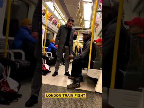 london train fight #shorts #reels #railway