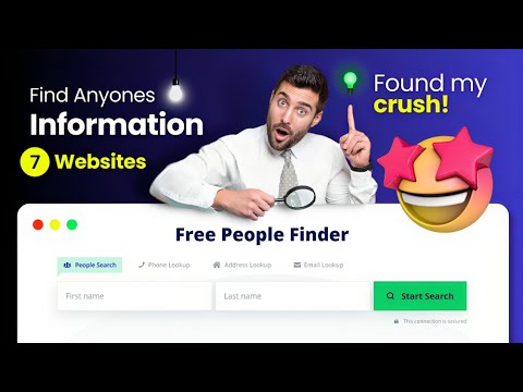 Websites to Find Anyone&#039;s Information | free people search.