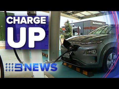 New high speed electric car charging stations coming to QLD | Nine News Australia