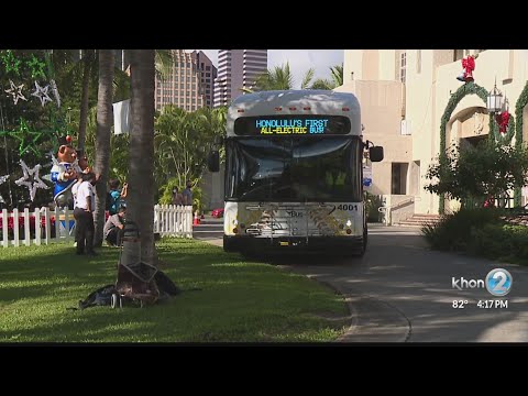 City unveils first battery electric bus as part of zero-emission bus initiative