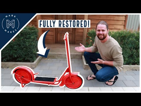 Vintage 1952 Scooter Restoration