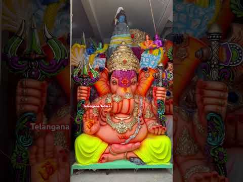 Mini Balapur Ganesh Idol Aagman 2024#BalalpurGaneshidolaagmanatdhoolpet2024#ytshorts #shorts