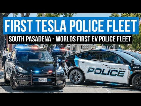 South Pasadena Launches World&#039;s First All-Tesla Police Fleet