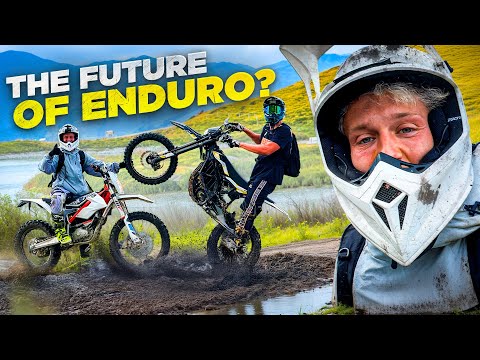 ARE ELECTRIC DIRTBIKES THE FUTURE OF ENDURO &amp; MOTOCROSS? - ⚡️ OFFROAD TRIP WITH ​⁠@querly