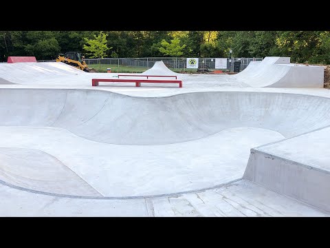 New Concrete Skatepark Is DONE!! SOON WE RIDE!!!