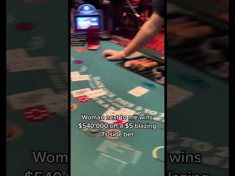 Woman Wins $500,000 Off Black Jack Side Bet