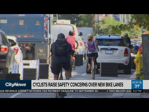 Cyclists raise safety concerns over some new bike lanes