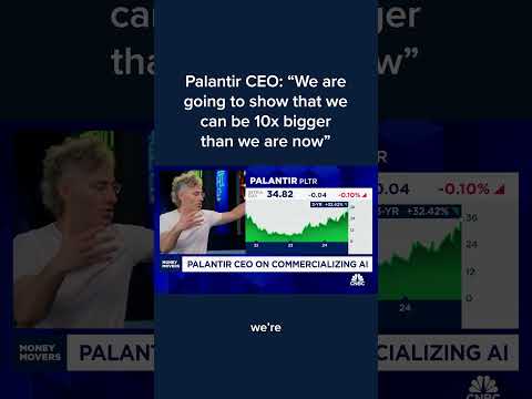 Palantir CEO: &#039;We are going to show that we can be 10x bigger than we are now&#039;