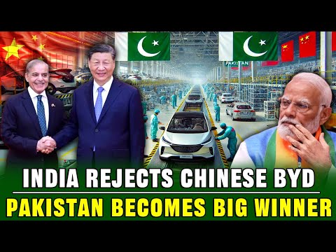 After India’s rejection, China’s BYD invests $1 billion to build a large car factory in Pakistan!