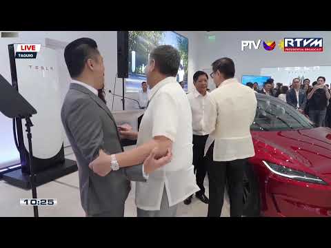 PBBM graces the launching of the Tesla Center Philippines in BGC, Taguig | 20 January 2025