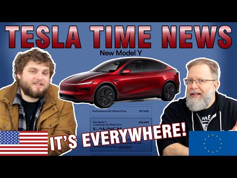 New Model Y is Here... Everywhere! | Tesla Time News 438