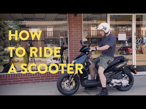 How to Ride a Scooter For The First Time