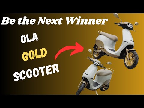 Ola GOLD Edition Scooter Giveaway! 🎉 Visit 4000 Stores on 25th Dec to WIN Big! #Zaffreviews&quot;