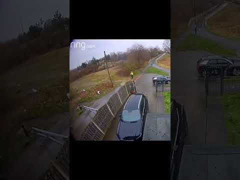 electric scooter hi speed crash! #fail