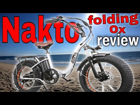 Unleash Your Adventure with the Nakto Folding Ox Electric Bike - The Ultimate Review and Test Ride!