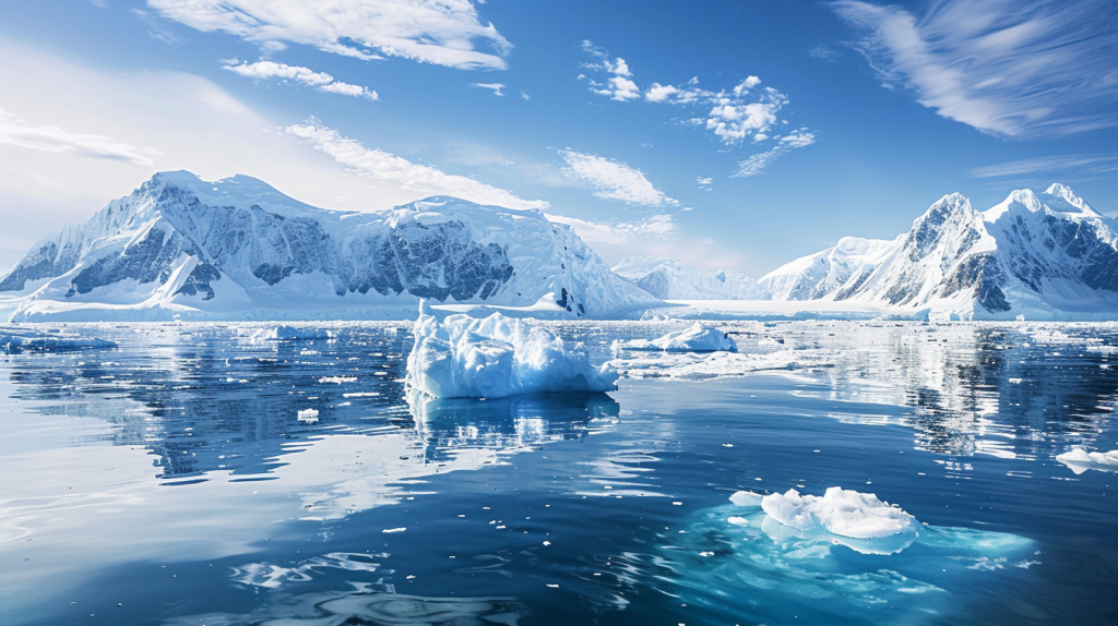 ¿Qué cambios se registran en la Antártida como evidencia del impacto de la contaminación y calentamiento global?
