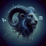 Generate a high-definition, realistic image of the astrological Zodiac sign often associated with bravery, as imagined by a hypothetical artificial intelligence developed by a popular instant messaging application.