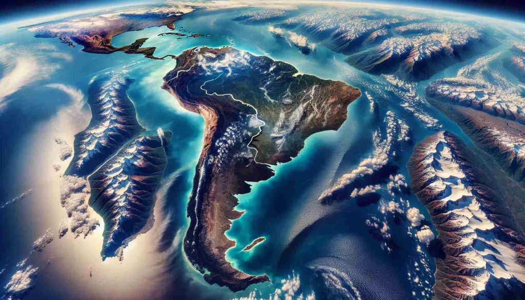 Una vista impresionante desde arriba: Descubriendo la belleza de América del Sur a través de la última imagen de la NASA.