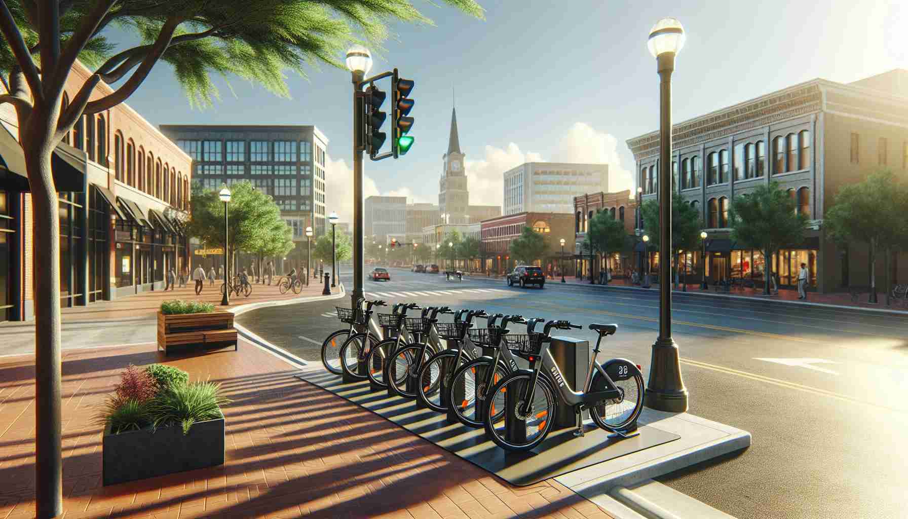 Exploring Sustainable Transportation: E-Bikes Take Center Stage in Downtown Waco