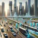 High-definition image of a futuristic cityscape, captured with photorealism. The scene displays an elaborate network of electric transportation, showcasing a spectrum of cutting-edge and eco-friendly vehicles. High-speed trains, modern trams, and vehicles powered purely by electricity navigate a sprawling urban environment replete with charging stations. Amidst their swift, silent movement, the scene is imbued with opportunities and innovation, signifying a leap towards sustainable-living. Tall skyscrapers brush the skyline, covered in solar panels, symbolizing the harnessing of renewable energy. Pedestrians of various descents and genders stroll the city, mirroring a diverse and inclusive society in this future of electric transportation.