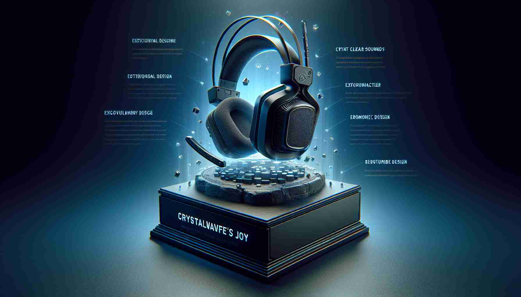 Experience Gaming Nirvana with the CrystalWave 5000 Wireless Headset 