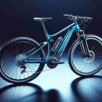 An ultra-realistic high-definition image of a sleek mountain bike. This particular model is known as the Sapphire Electric, distinguished by its electric capabilities and named for its vibrant sapphire blue color. It has an advanced design which embodies sleekness and efficiency, especially made for mountain terrains. It should feature high-end components such as a plush seat, sturdy tires and a complex, reliable gear system, all contributing to its attractiveness and performance on the rugged trails.