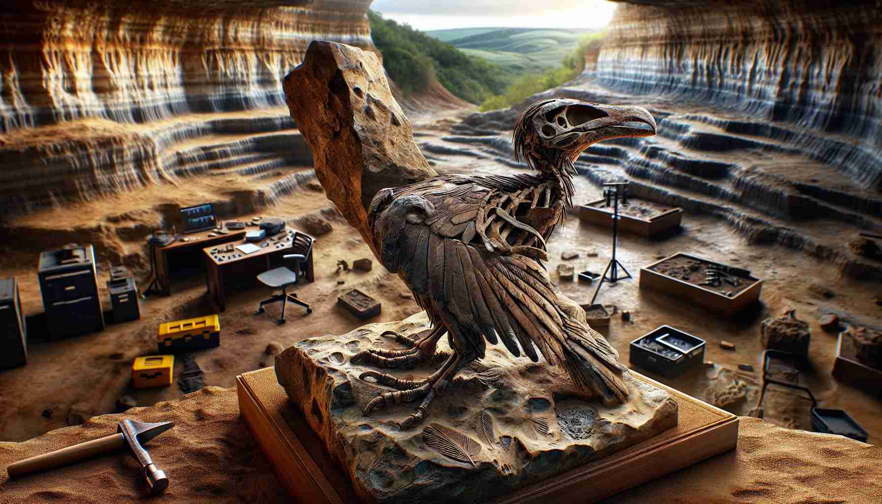 The Remarkable Fossil Discovery of a Prehistoric Avian Species in Brazil 