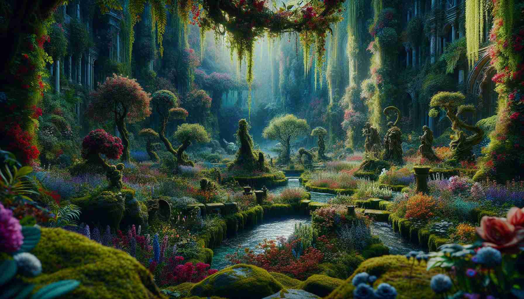 Touring the Enchanted Garden: A Virtual Journey 