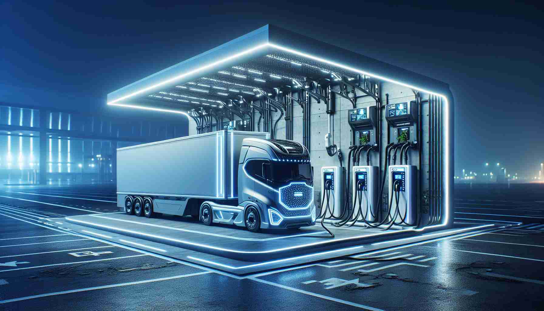 Revolutionary Electric Truck Charging Solution Unveiled