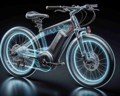 A highly detailed, high-definition image of a revolutionary electronic bicycle designed specifically for older adults. This e-bike should display features highlighting comfort and safety which have not been seen before. Some of these features may include a comfortable saddle, balanced frame design for easy mounting and dismounting, bright colored safety indicators, and perhaps, a digital user interface for ease of use. The design should be sleek and modern to depict its cutting-edge innovation.