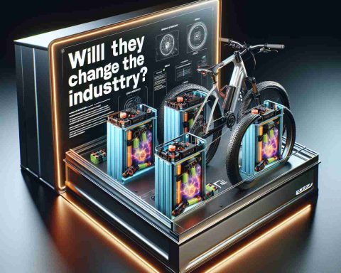 A high-definition, realistic illustration of the new safety standards for E-bike battery storage. It visualizes an advanced E-bike battery set in a safety-standard-compliant storage unit, showcasing its robust design with enhanced features. The text 'Will They Change the Industry?' in a bold, thought-provoking font is displayed prominently. This change in standards is symbolized with visual hints of transformation and progress in the background.