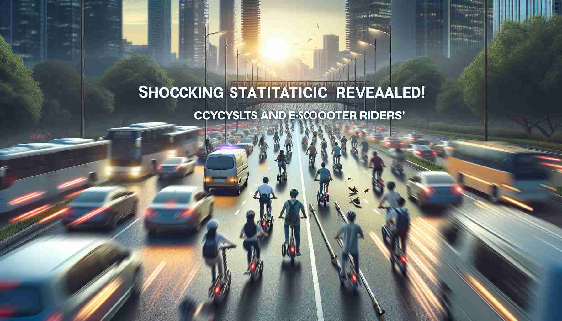 Shocking statistics revealed! Cyclists and e-scooter riders face danger on roads