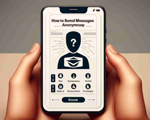 Create a realistic HD picture displaying a guide on sending anonymous messages on a generic messaging app. The guide should have a title that says 'How to Send Messages Anonymously: What You Need to Know', containing several steps and precautions one should take to ensure their identity remains unknown.