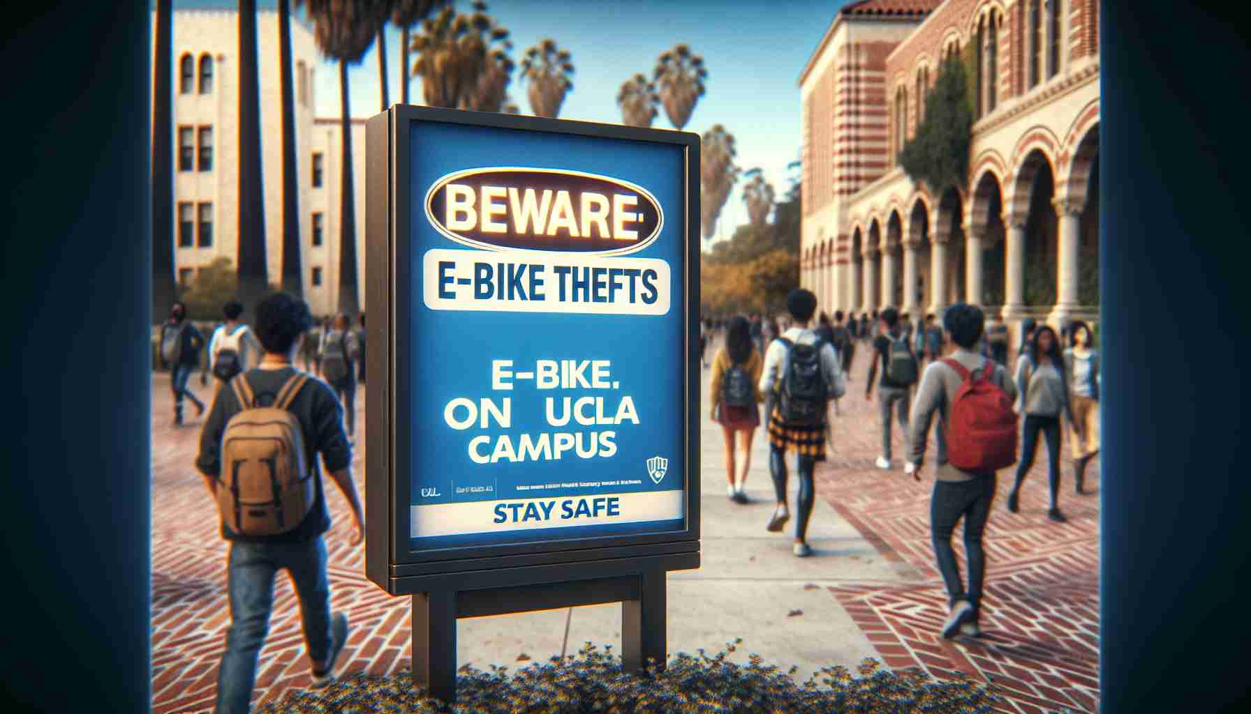 Beware: E-Bike Thefts on UCLA Campus! Stay Safe!