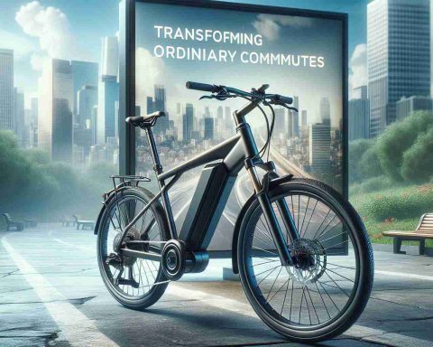 A realistic and high-definition image showcasing the concept of transforming ordinary commutes. The scene features an electric bike, often referred to as an 'E-Bike.' The E-Bike is modern and powerfully built, illustrating the ease and efficiency it can bring to daily travels. The backdrop could be a bustling cityscape or a serene countryside path. Let this image inspire you to consider the potential benefits and excitement of using an E-Bike for your daily commute today!