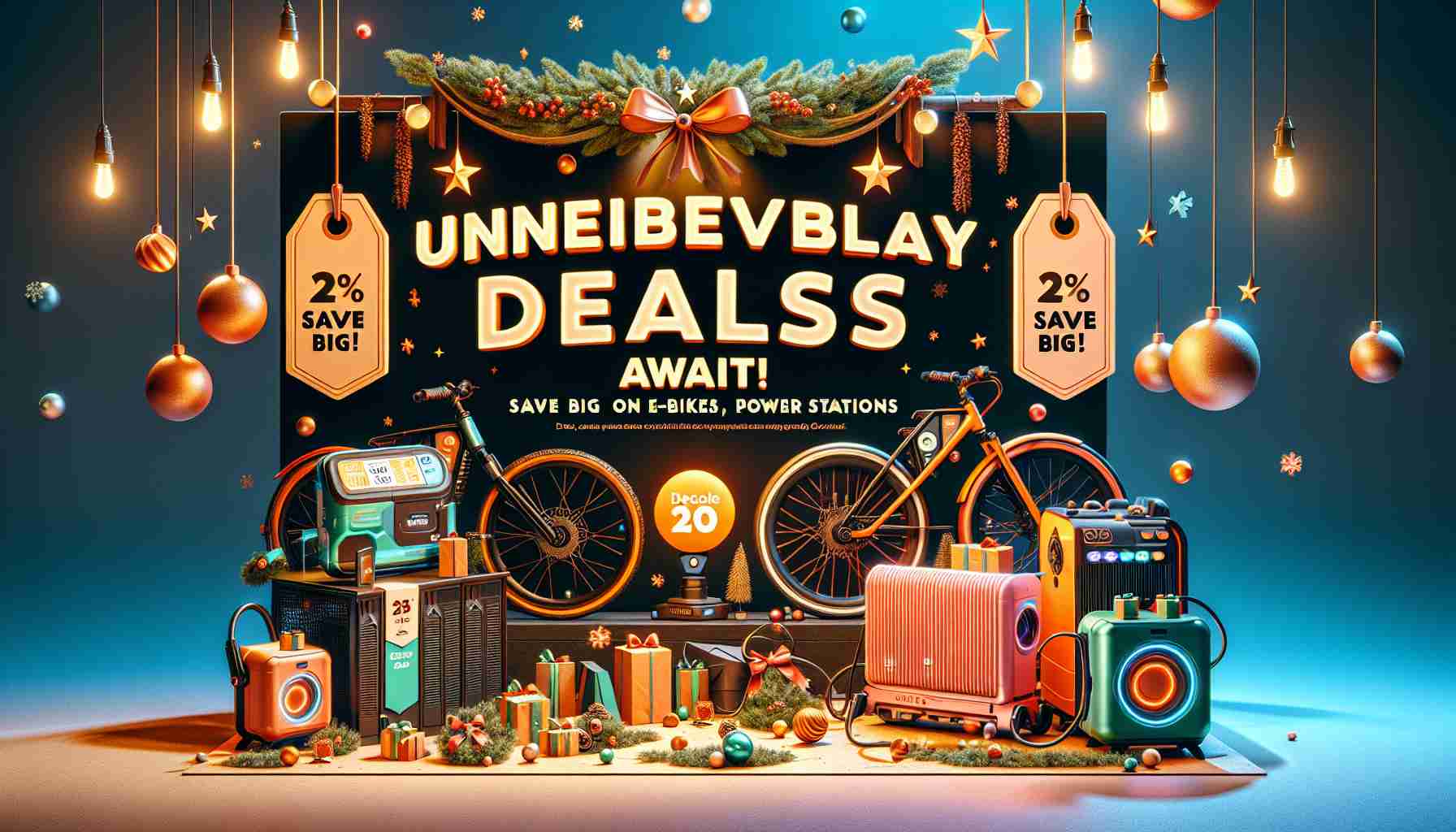 Unbelievable Holiday Deals Await! Save Big on E-Bikes and Power Stations!