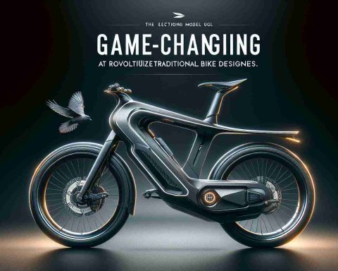 Generate a realistic high-definition image of a game-changing electric bike, with innovative features that revolutionize traditional bike designs. It should have futuristic design elements, be an Avian model, and carry the name 'Möve'. Be sure to emphasize the sleek design and high-tech components that make it stand out from typical bicycles.