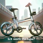 A high-definition, realistic image of a revamped Yuba Boda Boda bicycle. It has a sleek design indicating it has been modernized and improved, suggesting it has been the subject of hype. The setting can be an urban environment, the bike being the focal point, gleaming under sunlight. The question 'Is It Worth the Hype?' is overlaid on the image, prompting viewer's wonder.