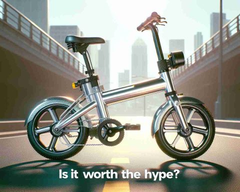 A high-definition, realistic image of a revamped Yuba Boda Boda bicycle. It has a sleek design indicating it has been modernized and improved, suggesting it has been the subject of hype. The setting can be an urban environment, the bike being the focal point, gleaming under sunlight. The question 'Is It Worth the Hype?' is overlaid on the image, prompting viewer's wonder.