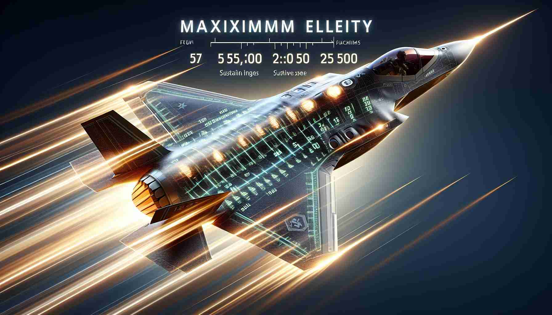 The F-35 Fighter Jet's Incredible Speed! Discover How Long It Can Fly at Max Velocity!