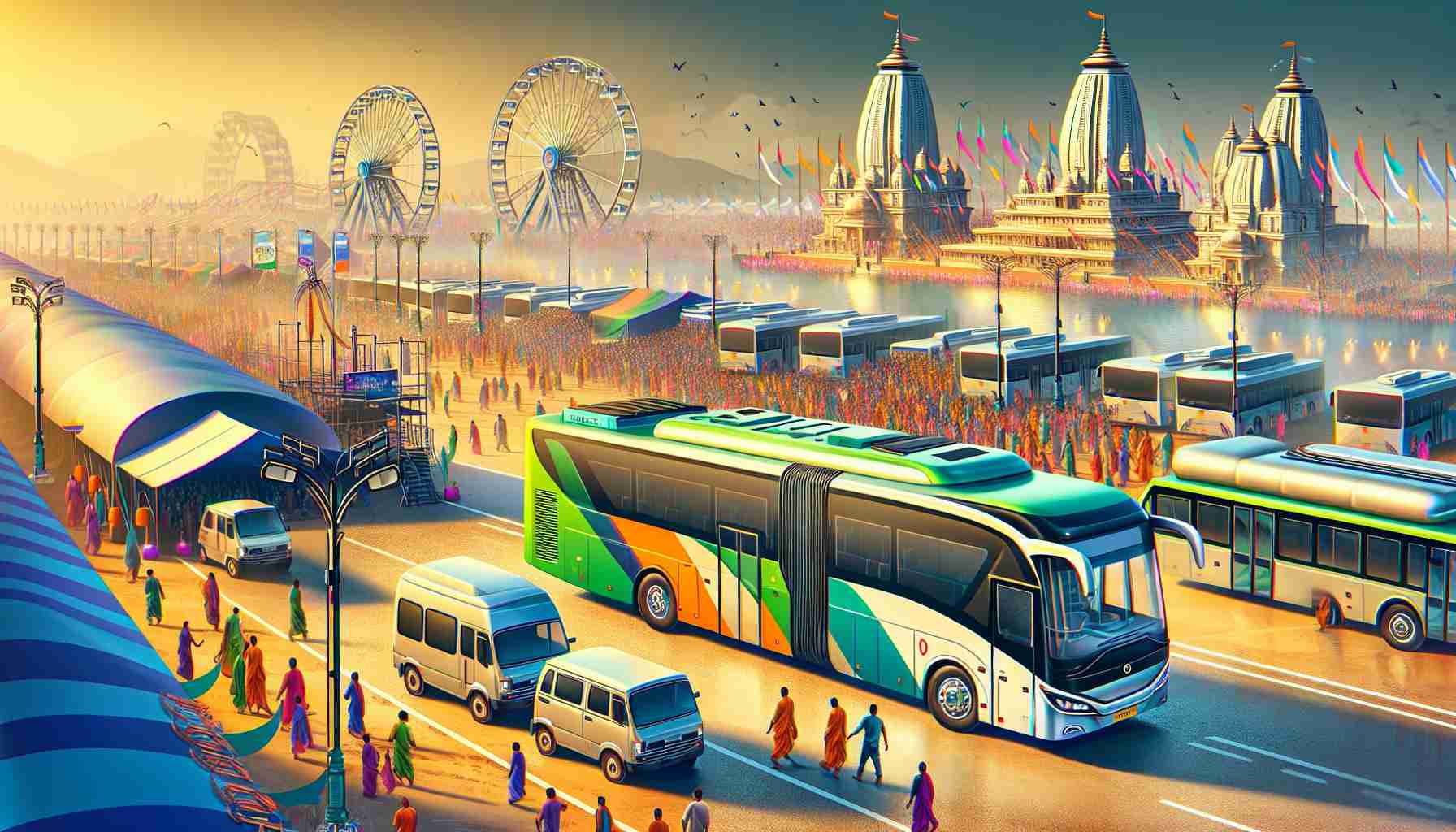 Electric Buses Set to Transform Maha Kumbh Mela Transport! Count Down to a Greener Celebration!