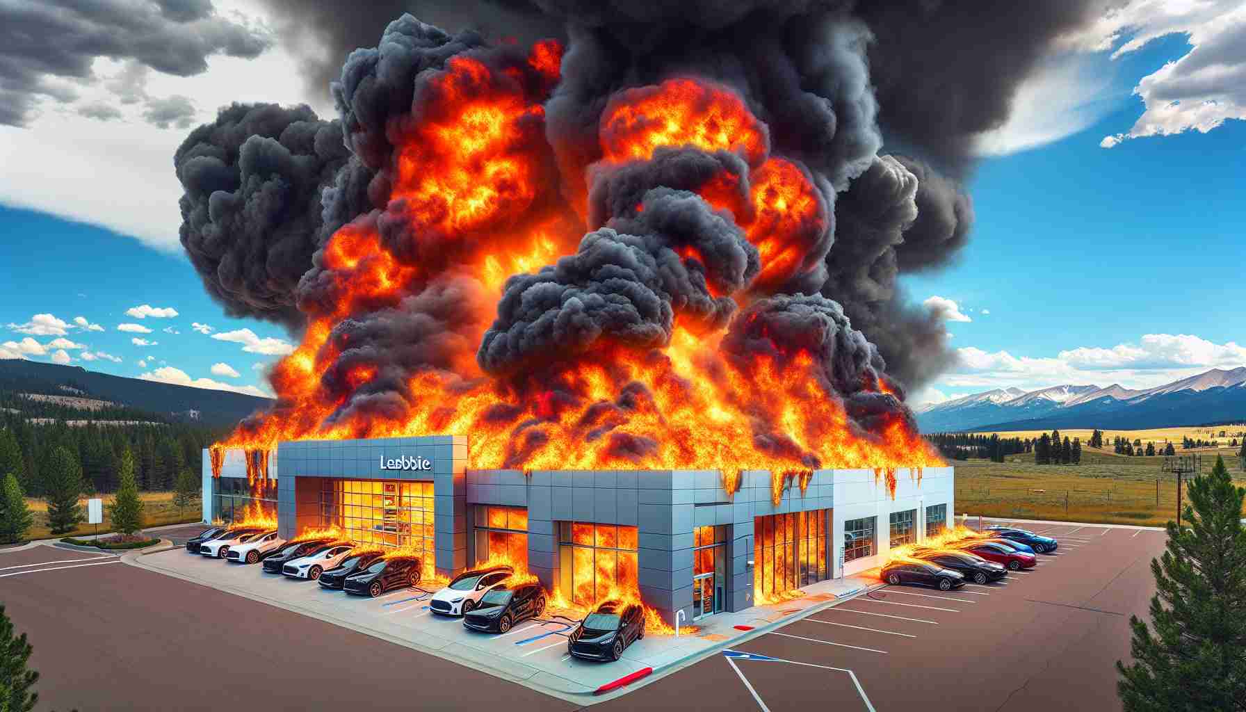 Shocking Arson Attack Rocks Colorado Tesla Dealership!